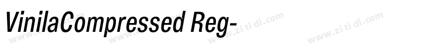 VinilaCompressed Reg字体转换